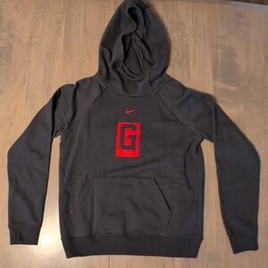 NWT! Nike Georgia Bulldogs Women's Funnel-Neck Hoodie Size Small DR3552-045